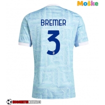 Moške Nogometnih dresov Juventus Gleison Bremer #3 Gostujoči 2025-26 Kratki rokavi